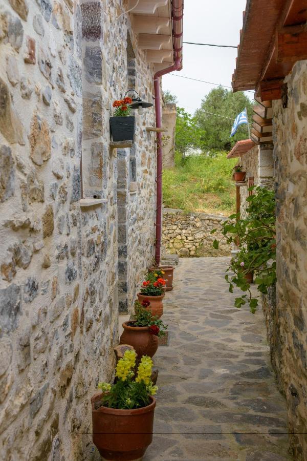 Villa Platipodi Stone House à Nikithianos Extérieur photo